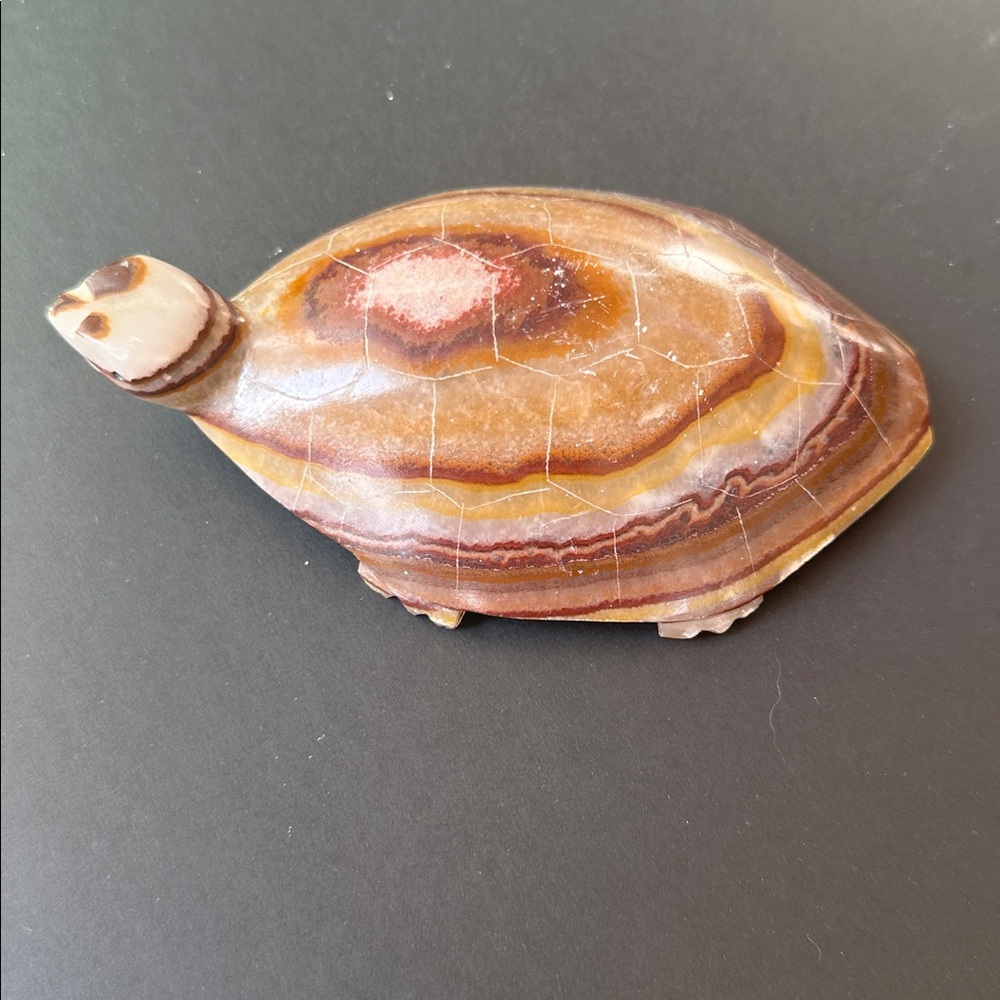 Colorful  marble Stone Turtle Sculpture